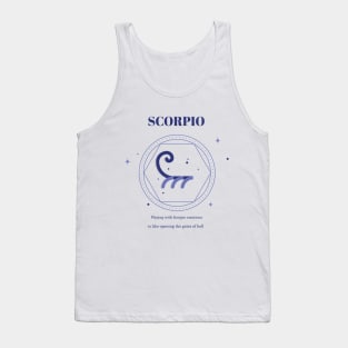 Scorpio zodiac sign Tank Top